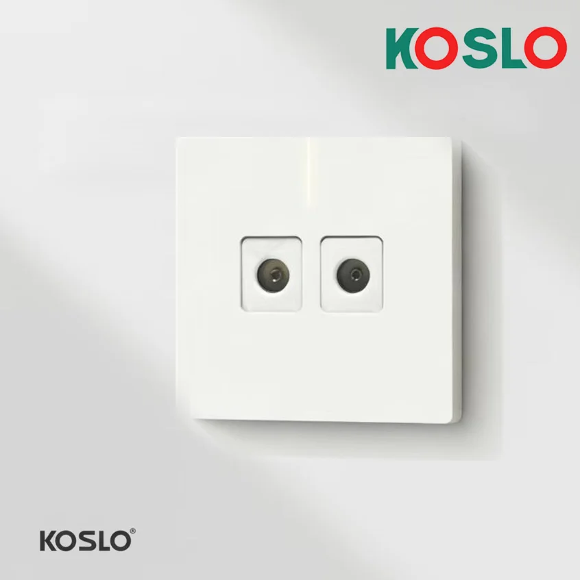 B6 double tv socket