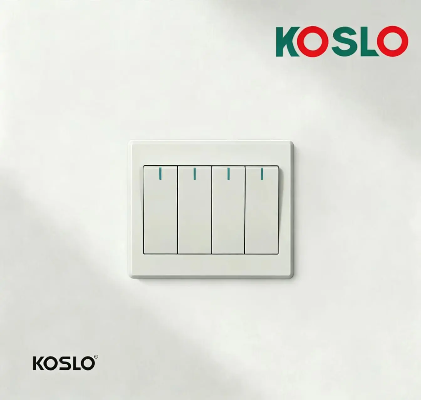 v20 serles 4 gang 1 way switch